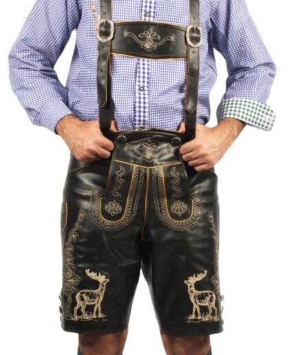 Armin Black German Lederhosen