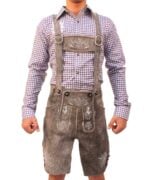 Ignaz Grey Bavarian Lederhosen