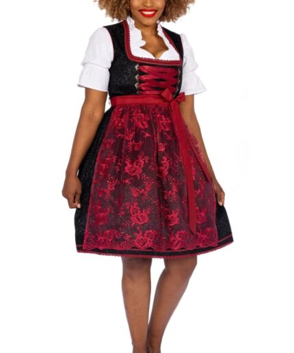 Lina Black Red Dirndl
