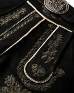 Louis Black Bavarian Lederhosen