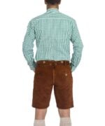 Men's Checkered Green Shirt