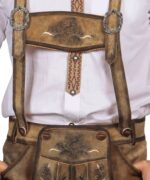 Pankraz Brown Bavarian Lederhosen