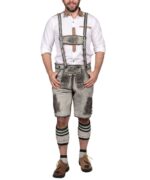 Urs Grey Bavarian Lederhosen
