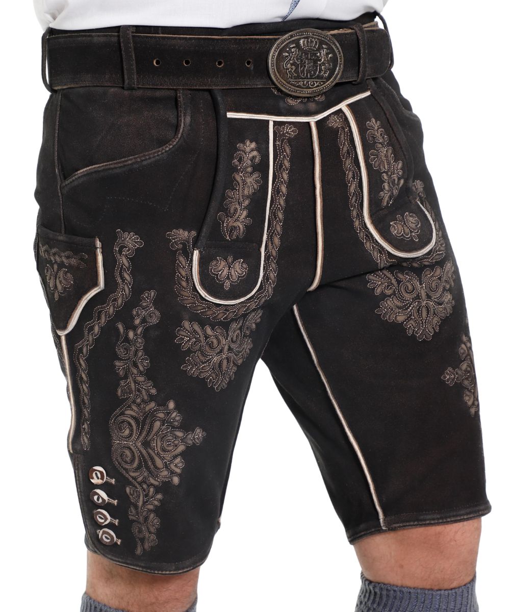 Alpine Charcoal Lederhosen