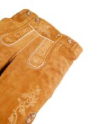 Füssen Tan Leather Shorts