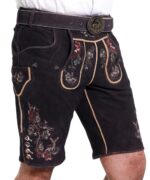 Nürnberg Faded Black Lederhosen