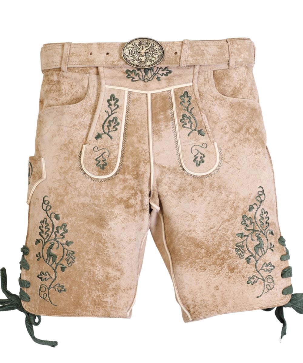 Würzburg Bone White Lederhosen